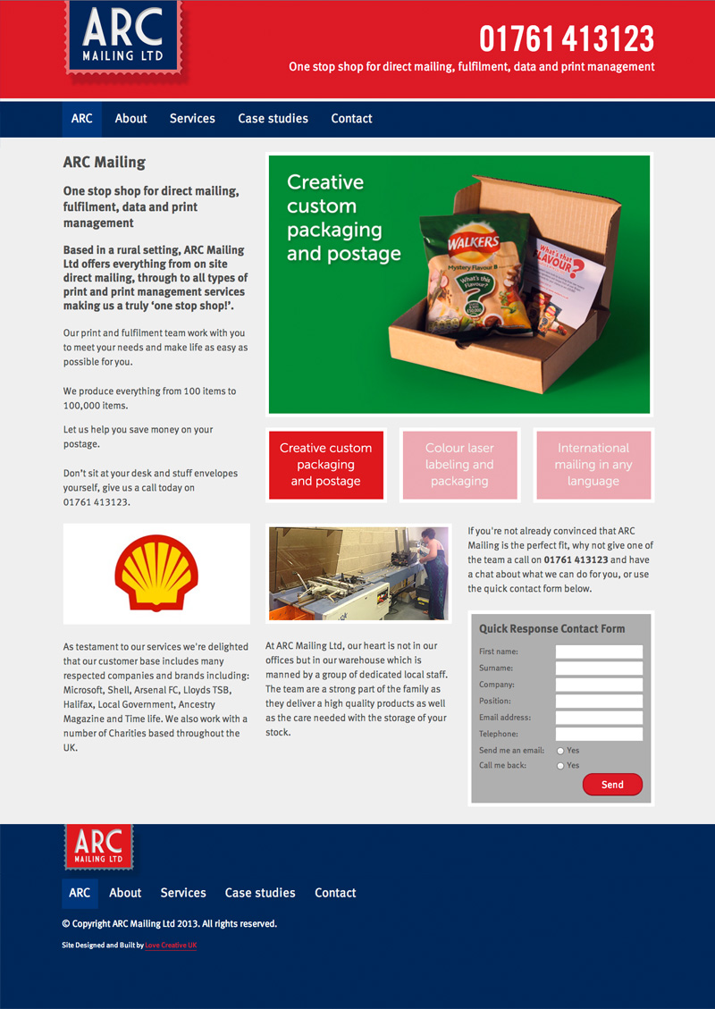 ARC Mailing Homepage