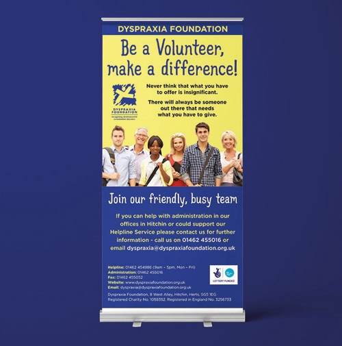 A small leaflet for the Dyspraxia Foundation