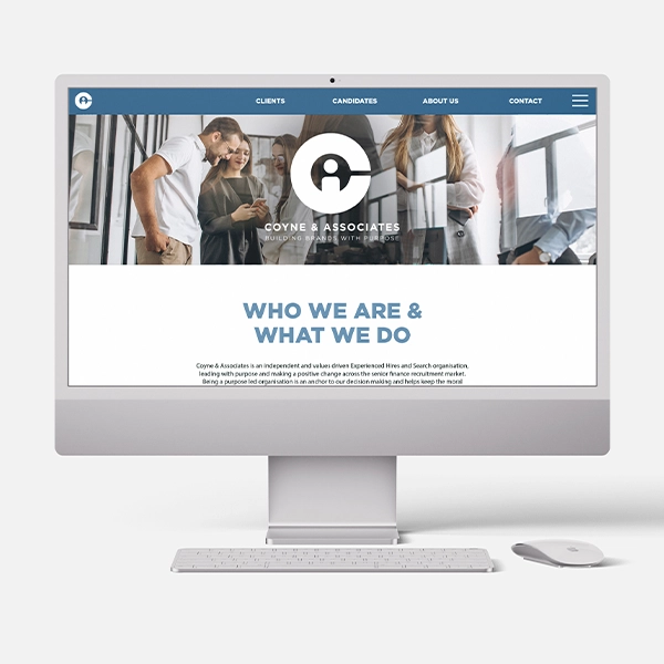 Coyne & Associates logo design web