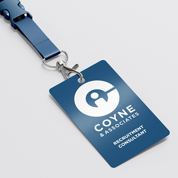 Coyne & Associates logo lanyard