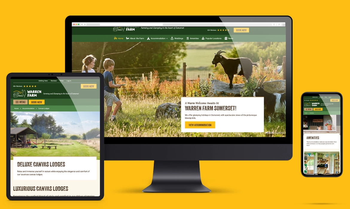 Warren Farm responsive spreads