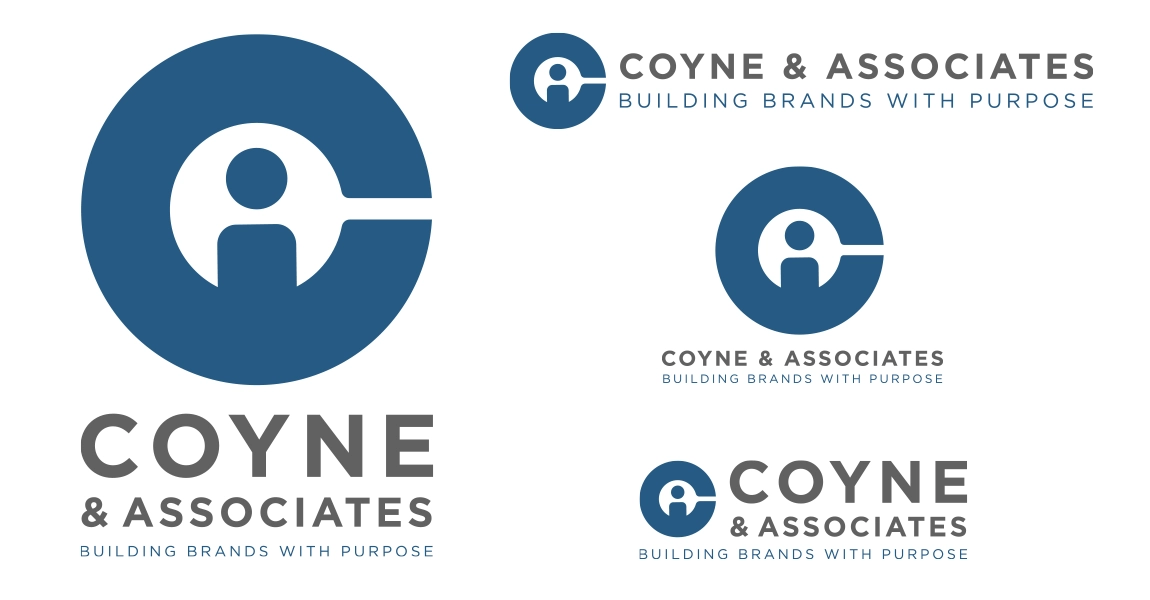 Coyne & Associates logo design variations