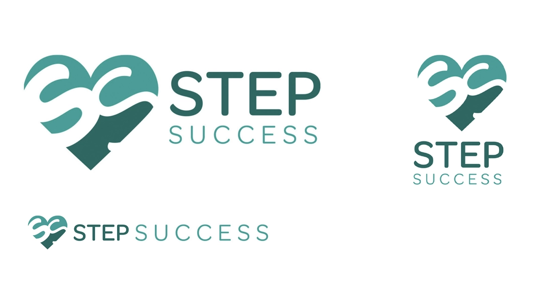 Step Success logo design variations
