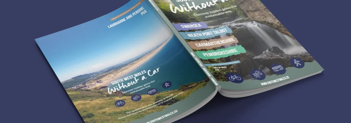 South West Wales travel guide design